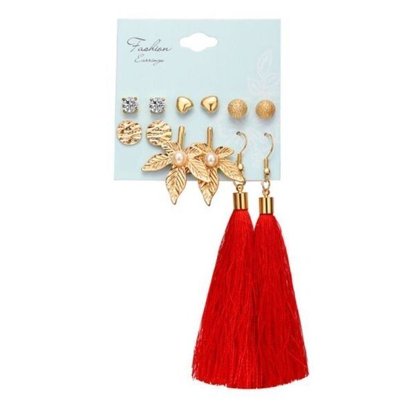 Fashion 6 PCs Earrings - Picture 1 of 4